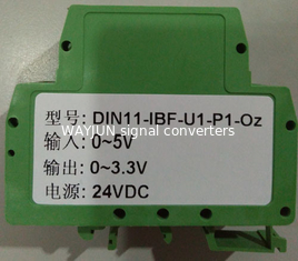 Китай 3000VDC Изоляция от 0-100mV до 0-15V Зеленый изоляционный усилитель DIN35 CE WAYJUN поставщик