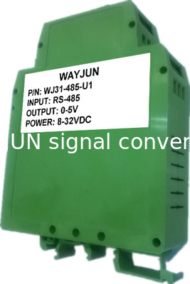 WAYJUN 12 битов RS485 до 4-20mA RS232 до 0-5V зеленый D/A Конвертеры аналоговый модуль I/O CE одобренный DIN35 поставщик