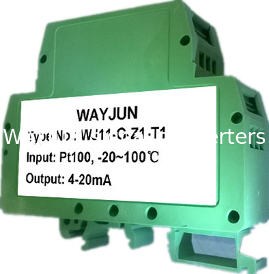 WAYJUN 3000V изоляция двух проводов 4-20mA цикл питается RTD температурный сигнал передатчик DIN35 сигнал преобразователь поставщик