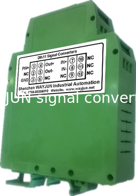 WAYJUN 3000VDC изоляция скоростной сигнальной изоляции передатчик, синусовой волнообразования зеленый DIN35 сигнал преобразователь поставщик