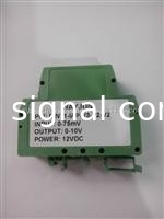 3000VDC Изоляция 4-20mA/0-75mV до 0-10V Зеленый изоляционный усилитель DIN35 CE WAYJUN поставщик