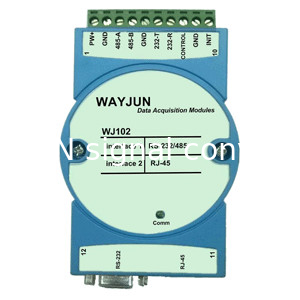 WAYJUN WJ102 - 232/485 - RJ45 RS232/485 до RJ45,синий Поддержка AUTO MDI / MDIX DIN35 поставщик